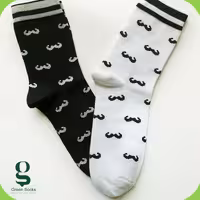 جوراب ساق دار طرح سبیل