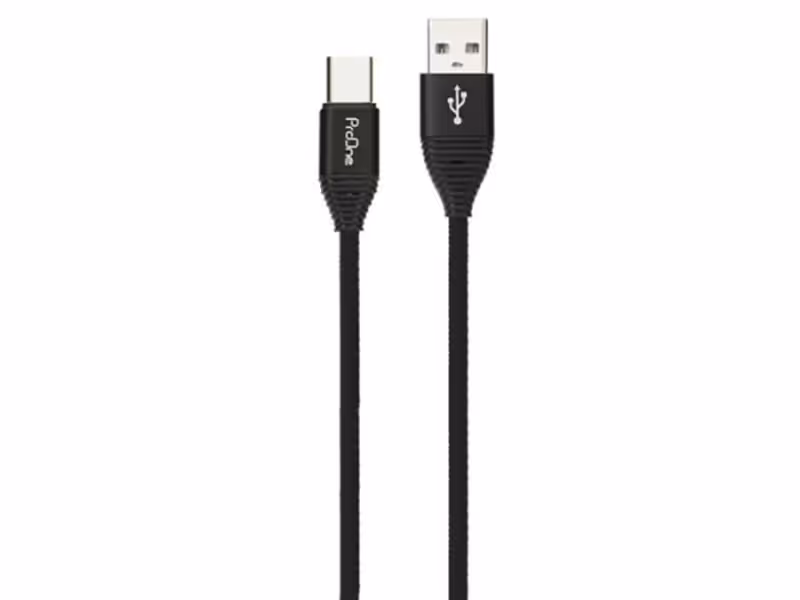 کابل شارژ و انتقال داده تایپ سی پرووان ProOne Smart Type-C Cable 1m