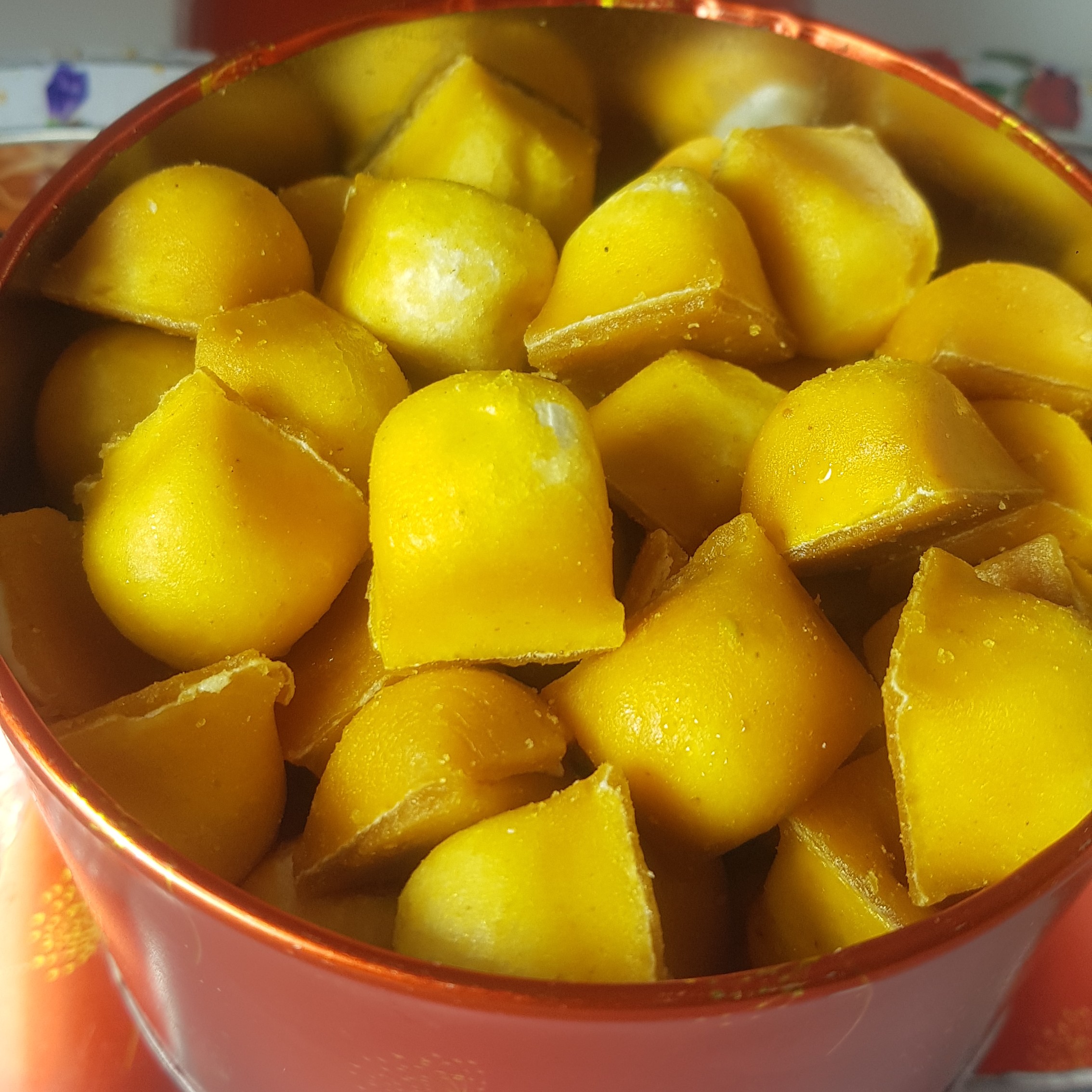سوهان گزی حبه ای تازه با بهترین ترکیبات سوغات قم(400)گرم