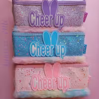 جامدادی پولیشی خرگوش جامدادی رنگین کمانی جامدادی فانتزی خرگوش جامدادی وارداتی نوشت افزار 