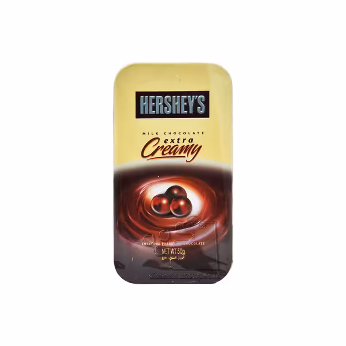 شکلات شیری توپی قوطی فلزی 50 گرم هرشیز - hersheys