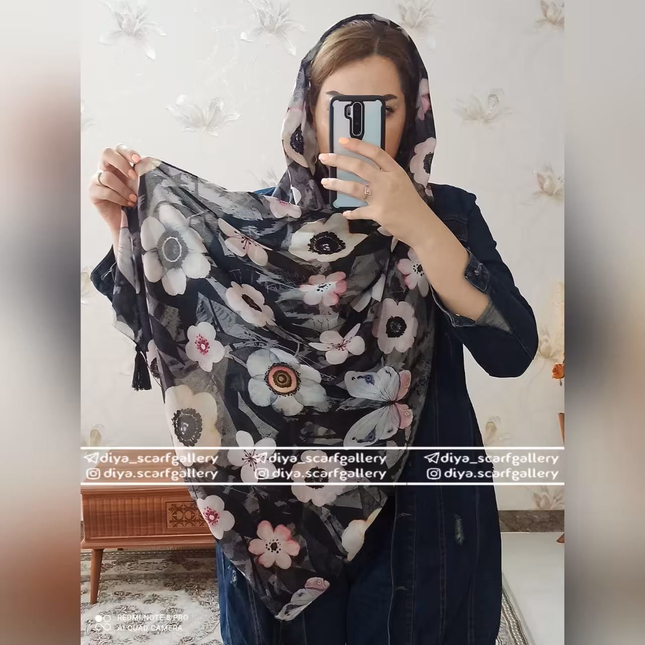 شال نخی منگوله دار4