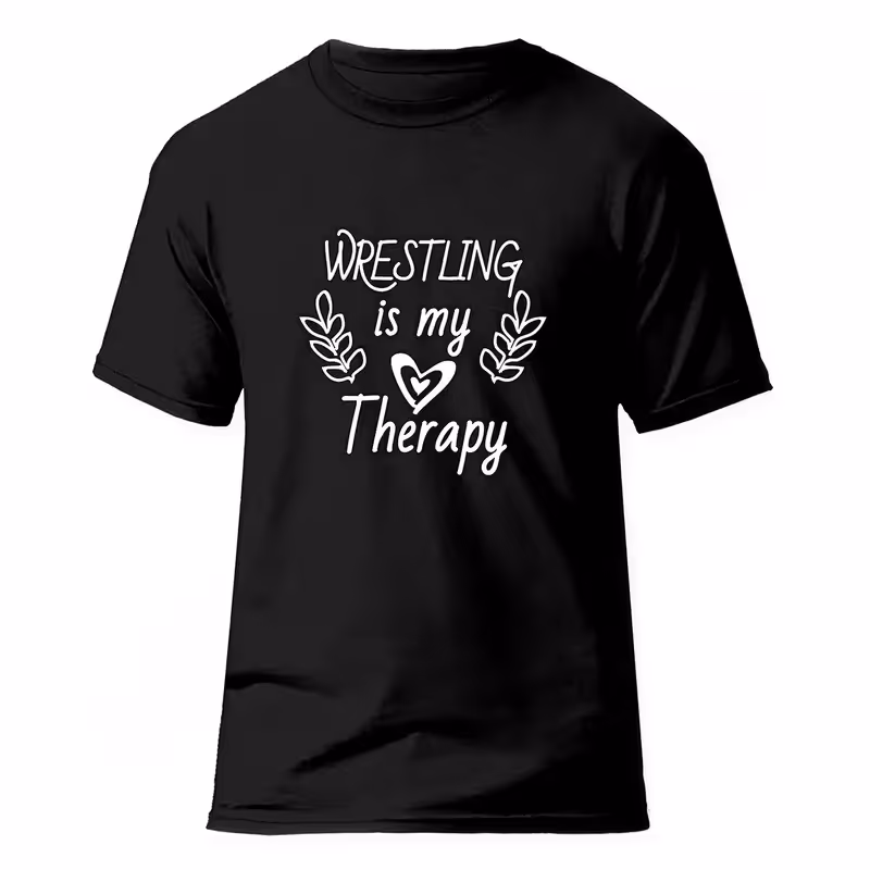 تیشرت ورزشی کشتی فشن لاین WRST 20 | مشکی/سفید