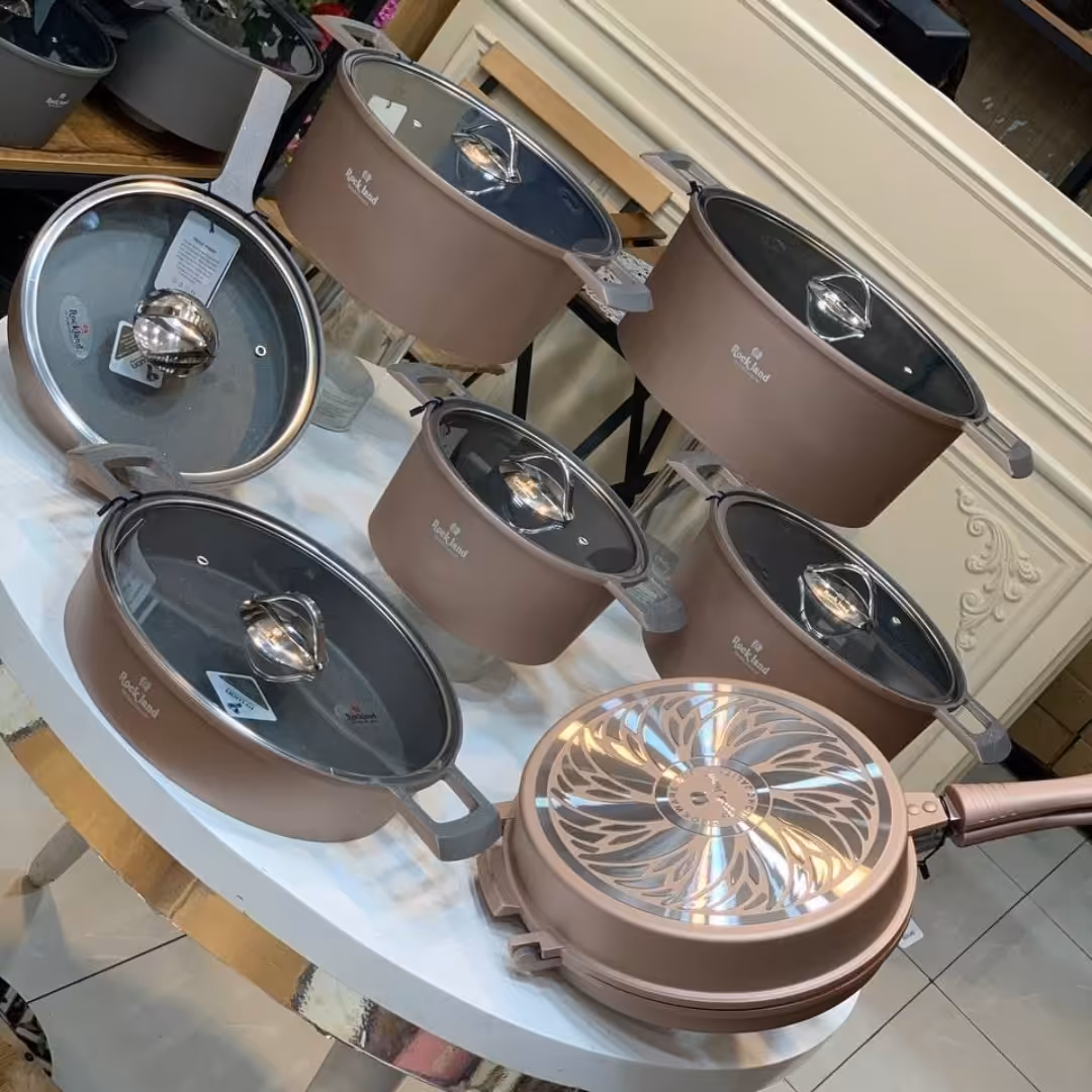 سرویس قابلمه 15 پارچه طرح المانی راکلند