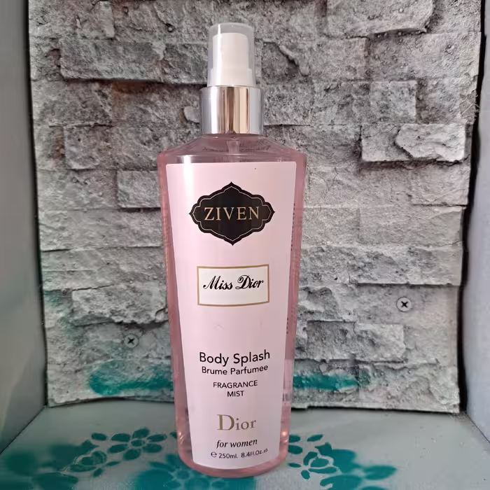 بادی اسپلش  میس دیور  ziven miss dior body splash. ماندگاری چند روزه. بسیار خوشبو. فاقد بوی الکل.