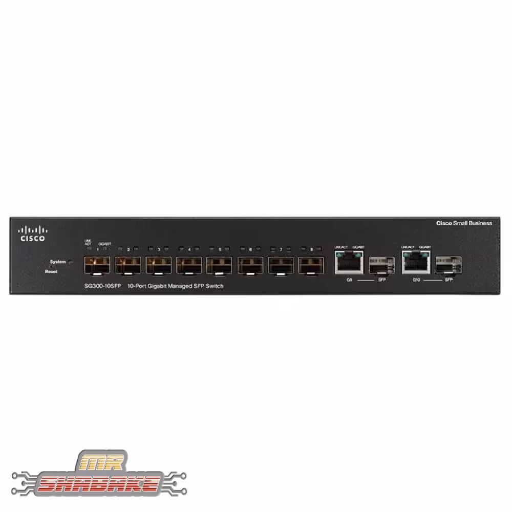 قیمت و خرید سوئیچ سیسکو SG300-10SFP | مسترشبکه