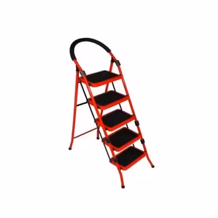 نردبان 5 پله فلزی تاشو با ضمانت