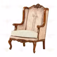 مبل تک نفره کوئین منبت