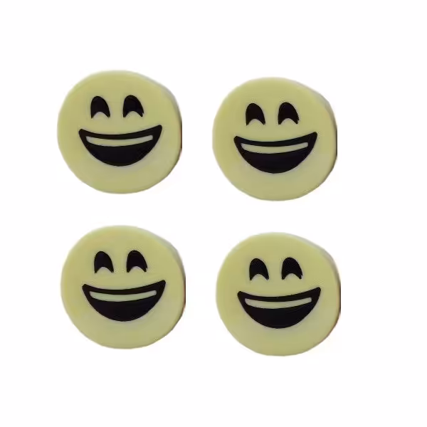پاک کن مدل ایموجی لبخند بسته 4 عددی