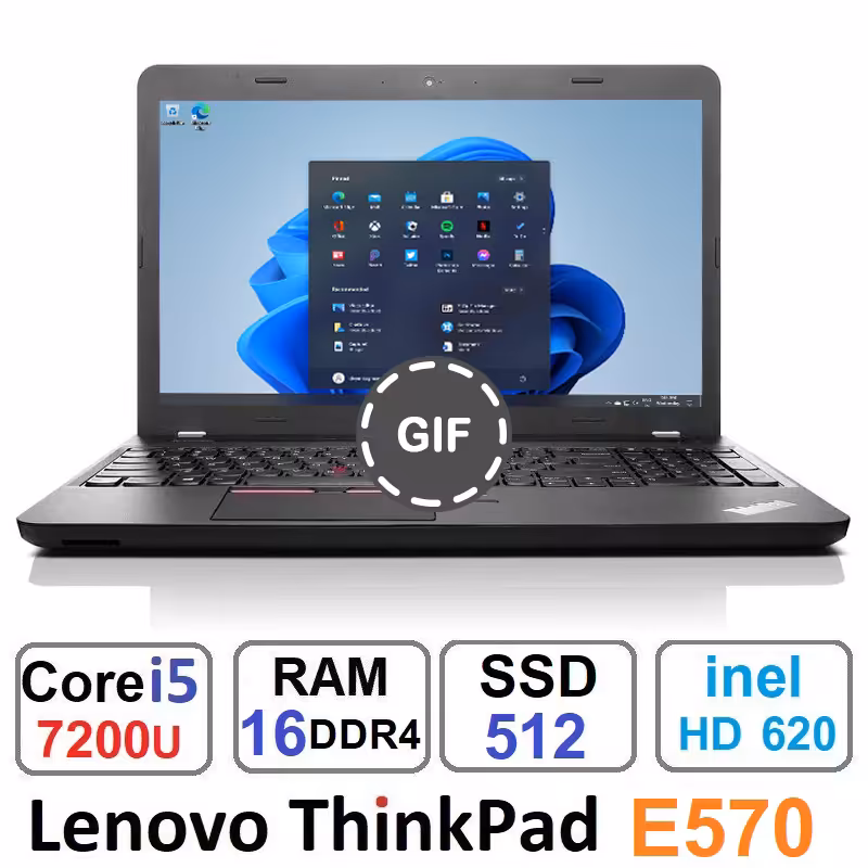 لپ تاپ لنوو Lenovo ThinkPad E570 Core i5 7200u وSSD512
