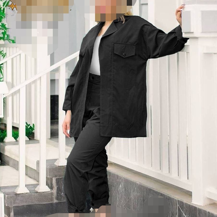 مانتوشلوار اسپرت کرپ کش