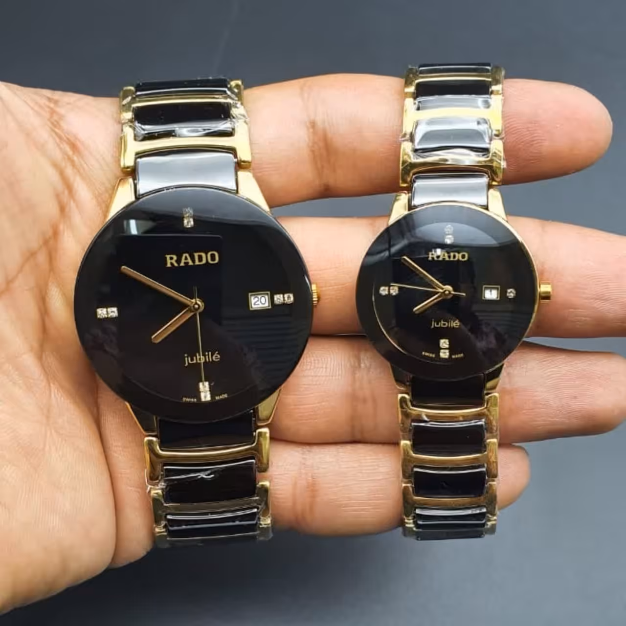 ست ساعت رادو سرامیکی مشکی Rado