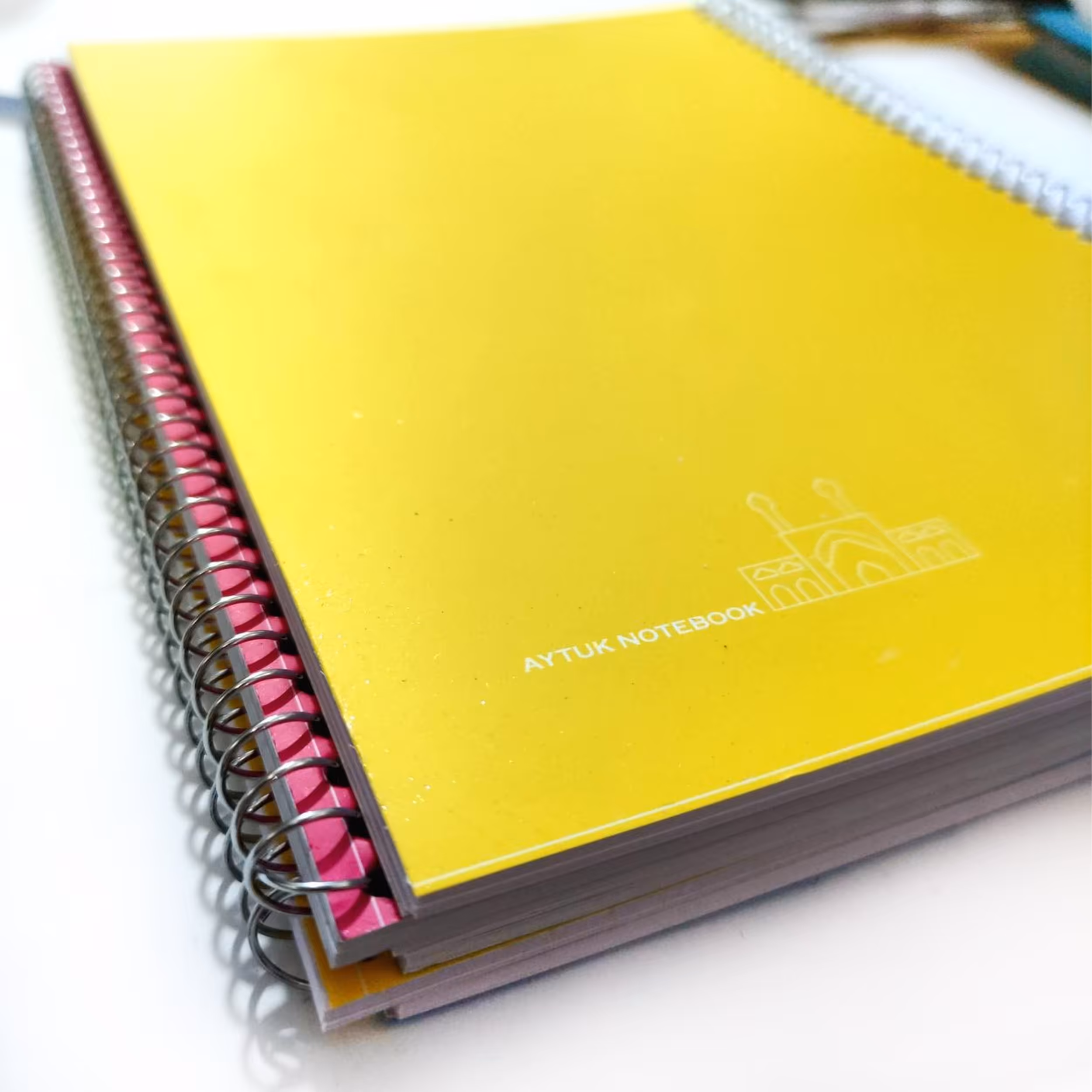 بسته 5 عددی دفتر  سیمی 100 برگ فسفری آیتوک 