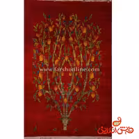 گبه دستباف کد 50126 طرح درخت بهشتی 2