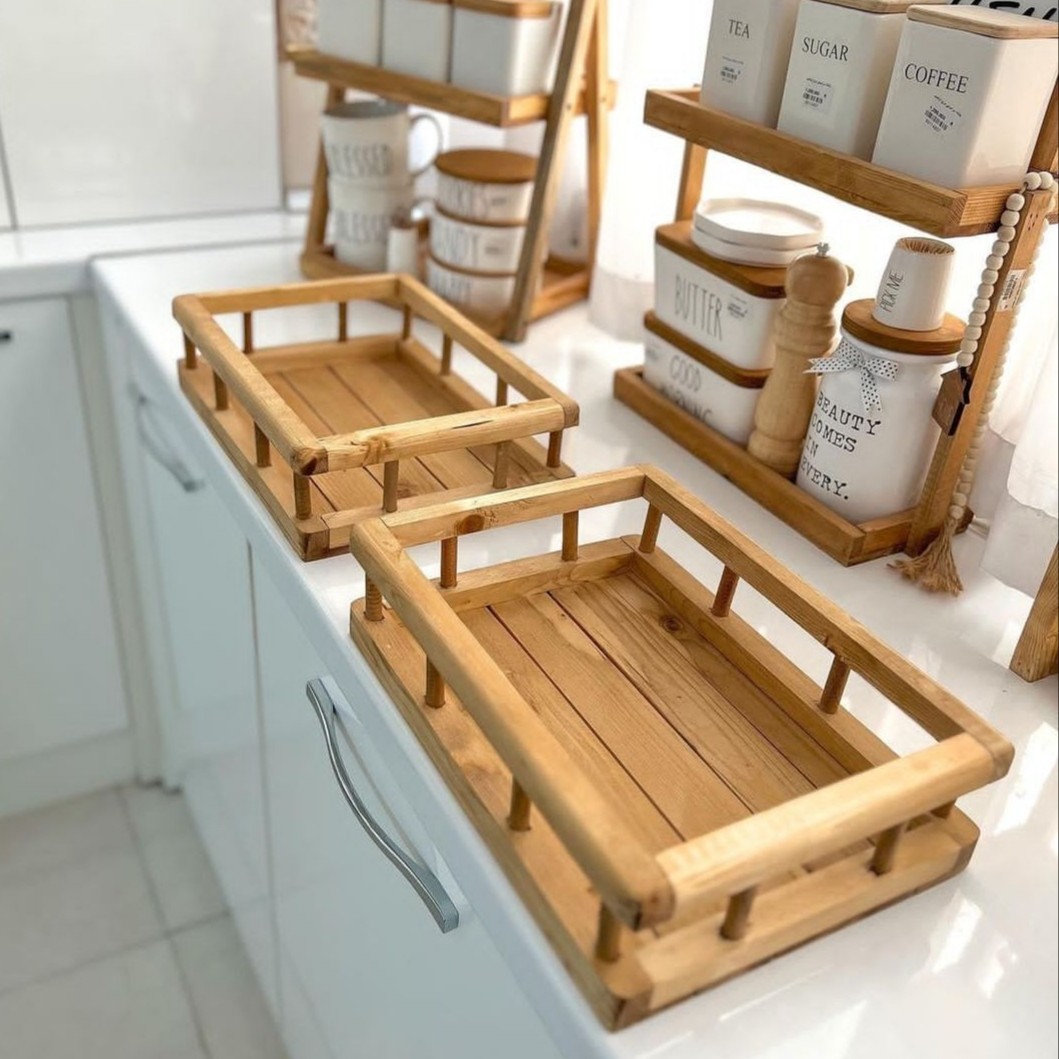 سینی چوبی پنجره ای ارتفاع 95و ابعاد 25در35