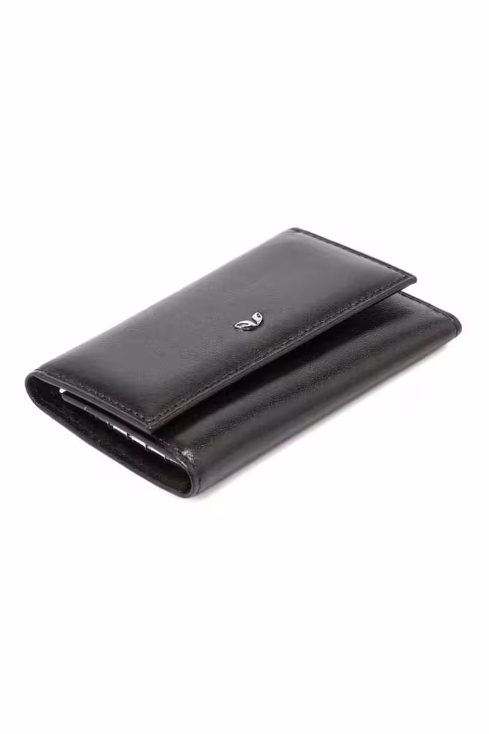 جلیقه کلید مشکی مردانه و زنانه چرمی سیاه B06 اورجینال Tergan