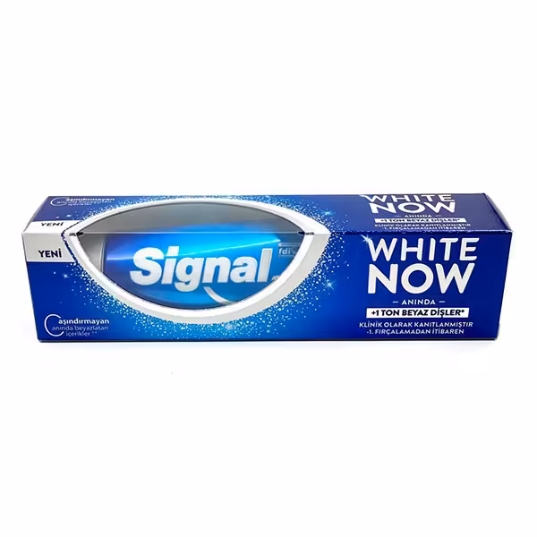 خمیر دندان سفید کننده فوری سیگنال مدل White Now حجم 75 میل - فروشگاه اینترنتی افخمی