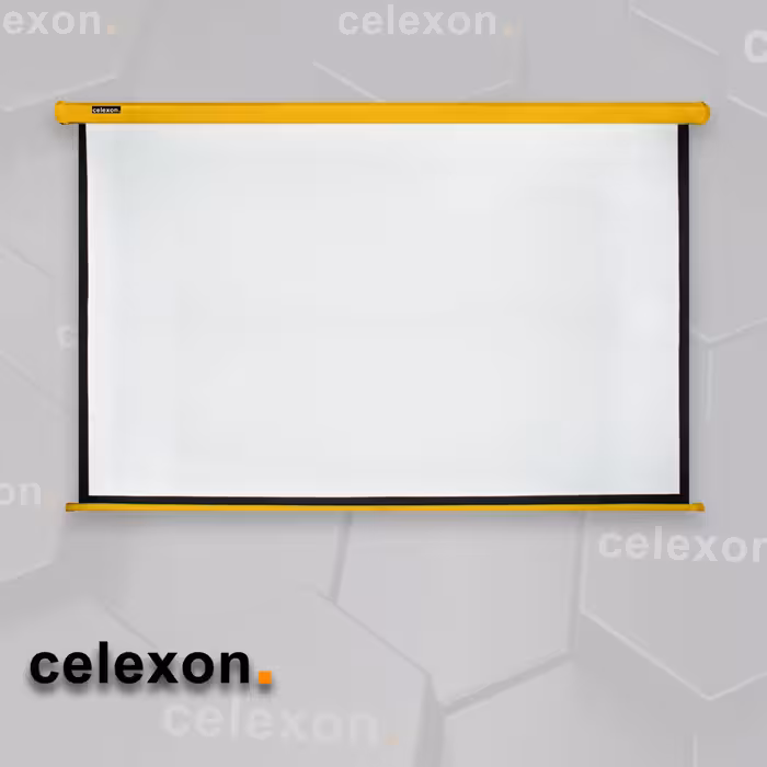 پرده نمایش طلایی برقی سلکسون مدل CS300AG