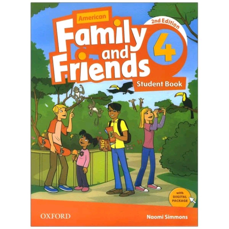 کتاب زبان امریکن فمیلی اند فرندز 4 ویرایش دوم American Family and Friends 4 2nd