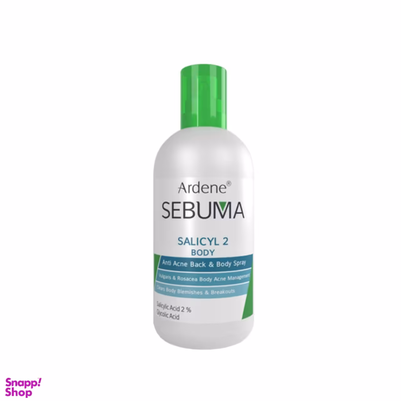 اسپری ضد جوش بدن آردن مدل Salicyl 2 حجم 250 میلی لیتر
