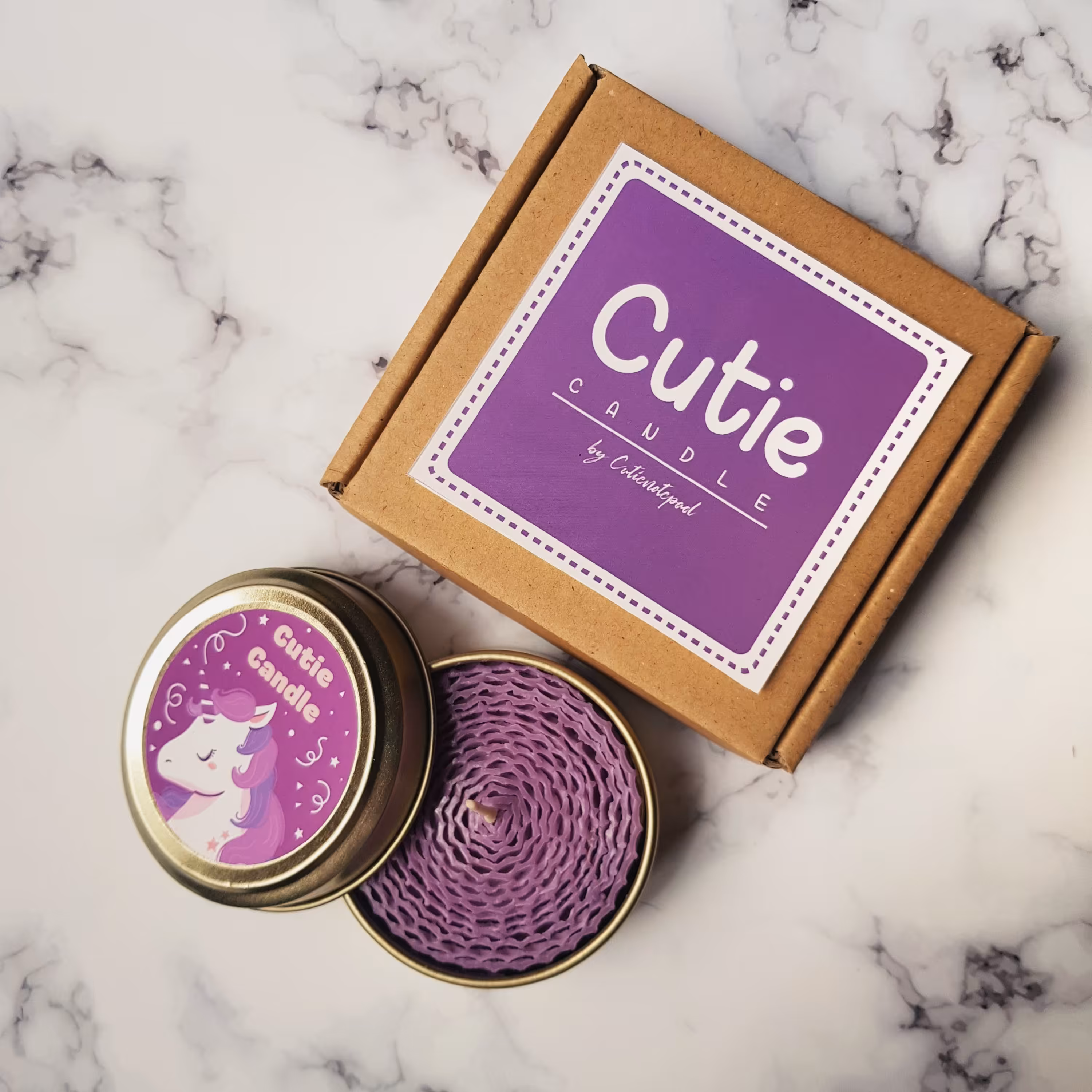 شمع فانتزی یونیکورنی