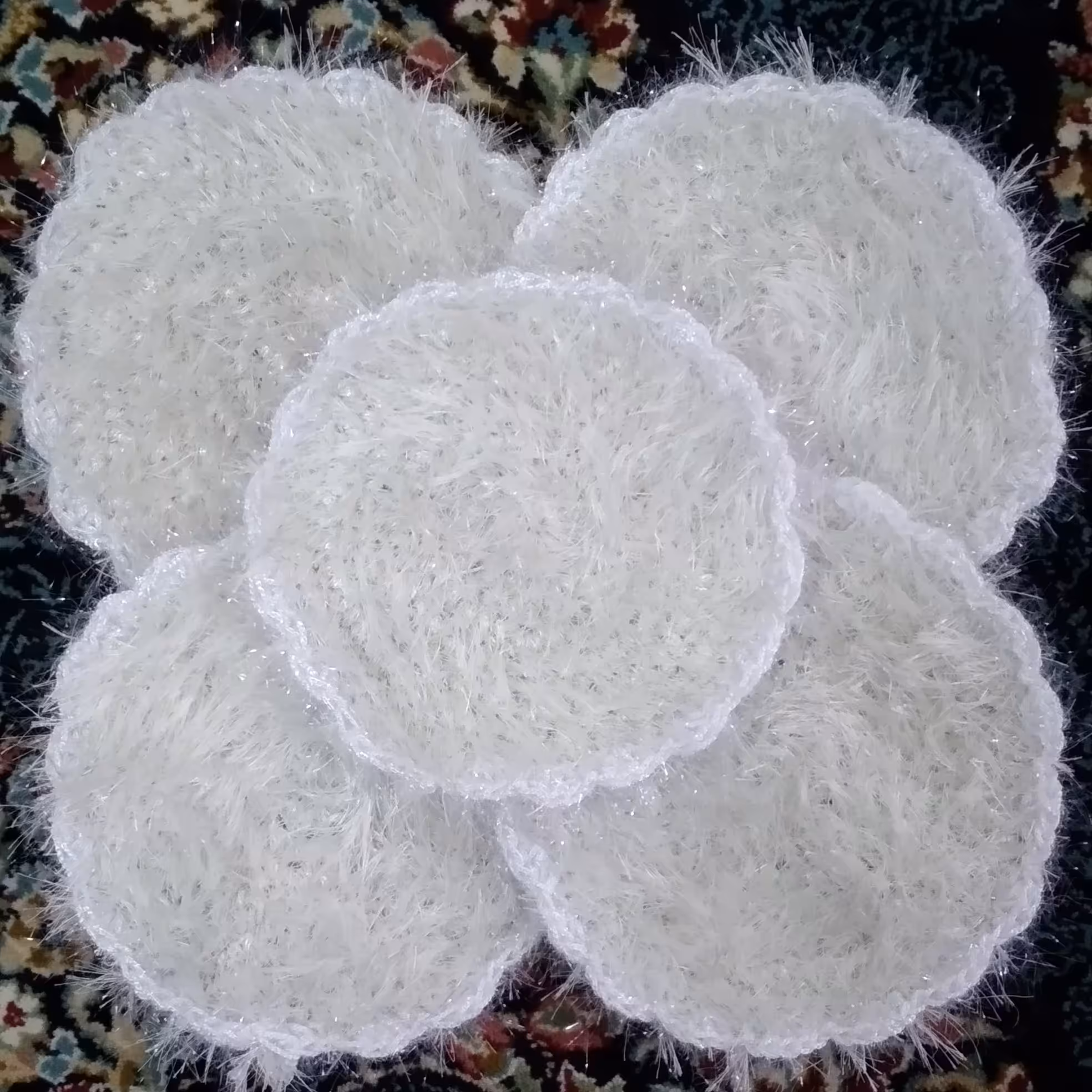 اسکاج ظرف شویی بافته شده با کاموای یوموشی