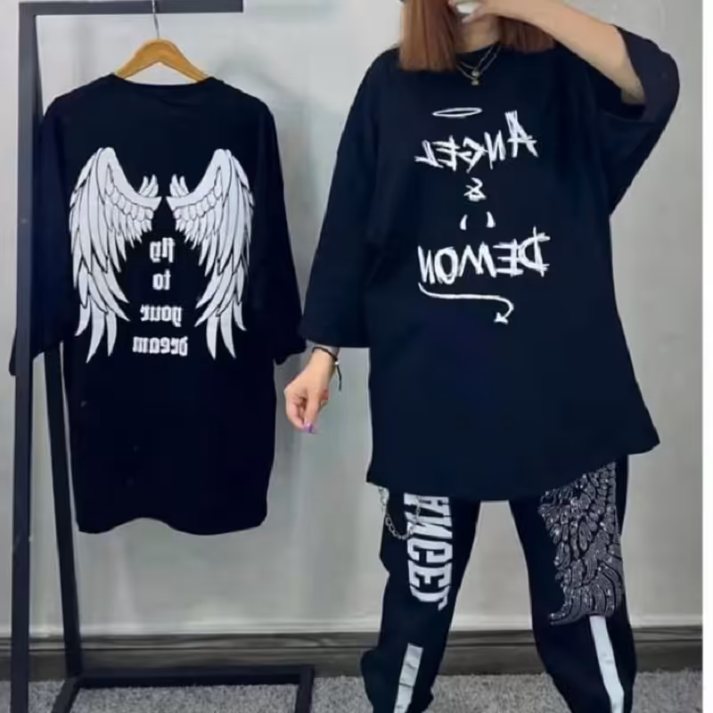 تونیک لش چاپی طرح Angel