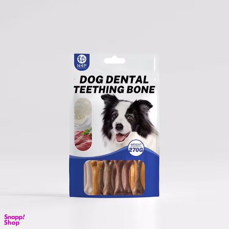 استخوان تشویقی سگ مدل Dental Teething Bone وزن 270 گرم