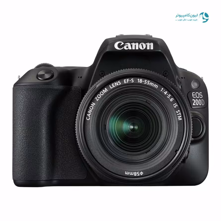 دوربین دیجیتال کانن EOS 200D With EF-S 18-55 mm f/4.5-5.6 IS STM