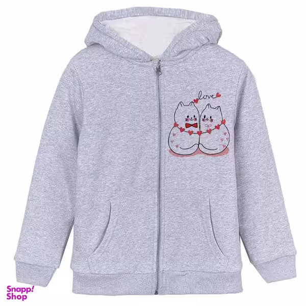 سویشرت دخترانه مدل گربه F90