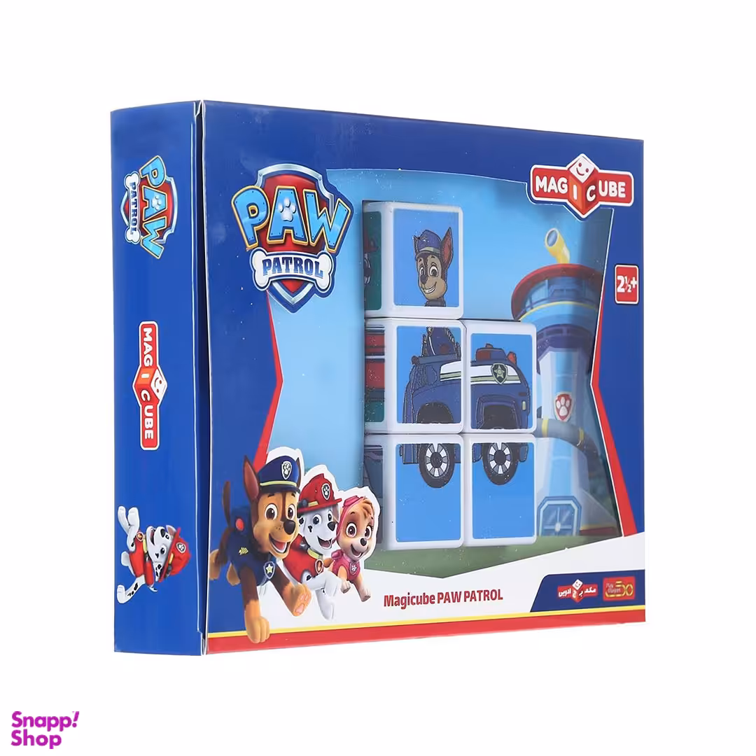 مکعب 5 تایی پلی مگنت طرح سگ های نگهبان