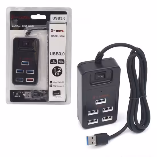 هاب 5 پورت X-NOVA مدل X800


