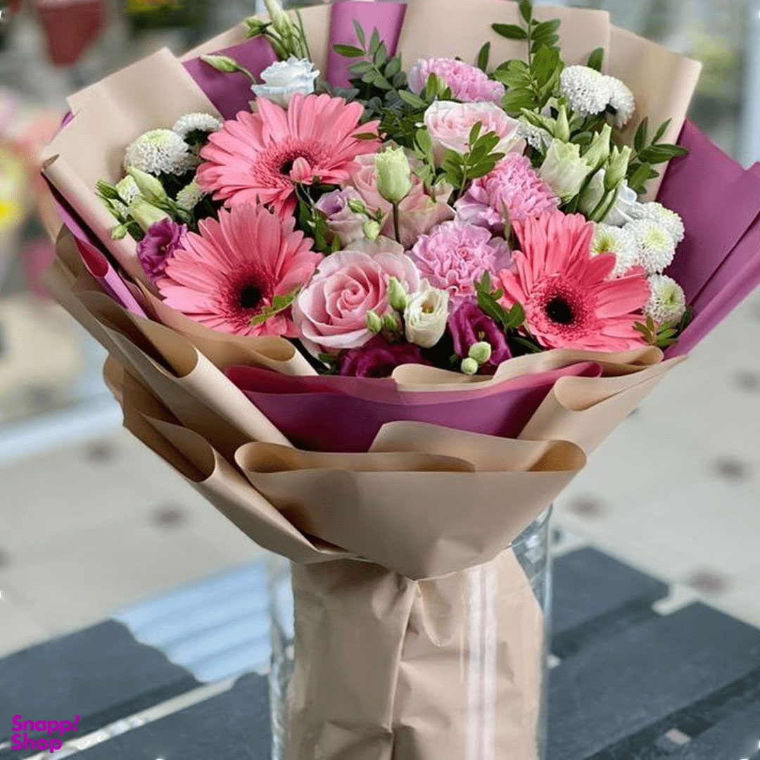 دسته گل طبیعی لیلیا