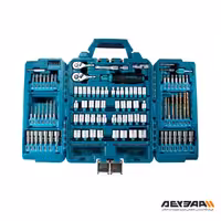 مجموعه 103 عددی آچار بکس و سری پیچ گوشتی و مته ماکیتا مدل P-90065