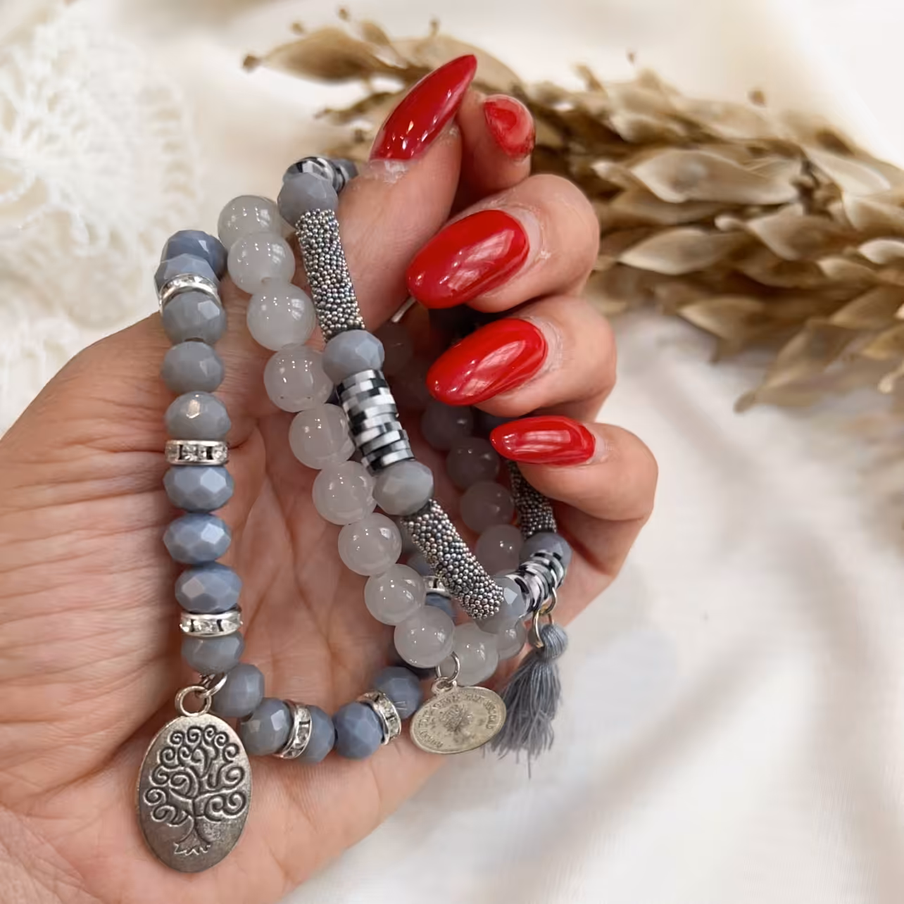 دستبندچندتایی مهره 