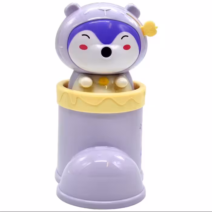 تراش رومیزی فانتزی مدل گربه با جامدادی  