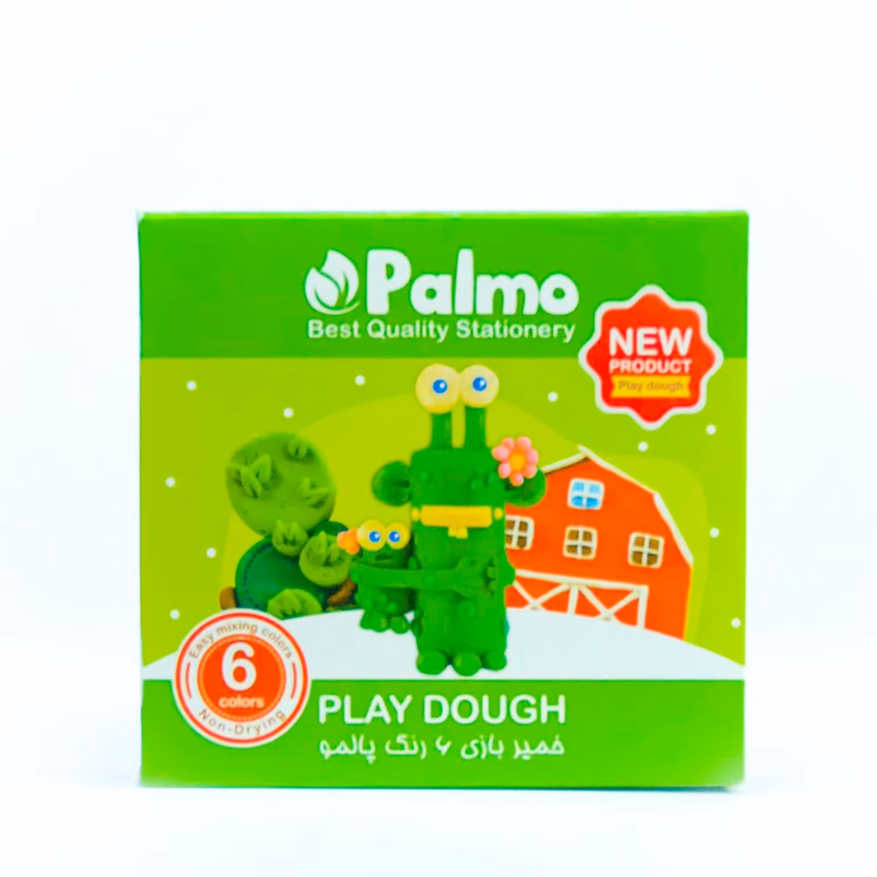 خمیر بازی 6 رنگ پالمو