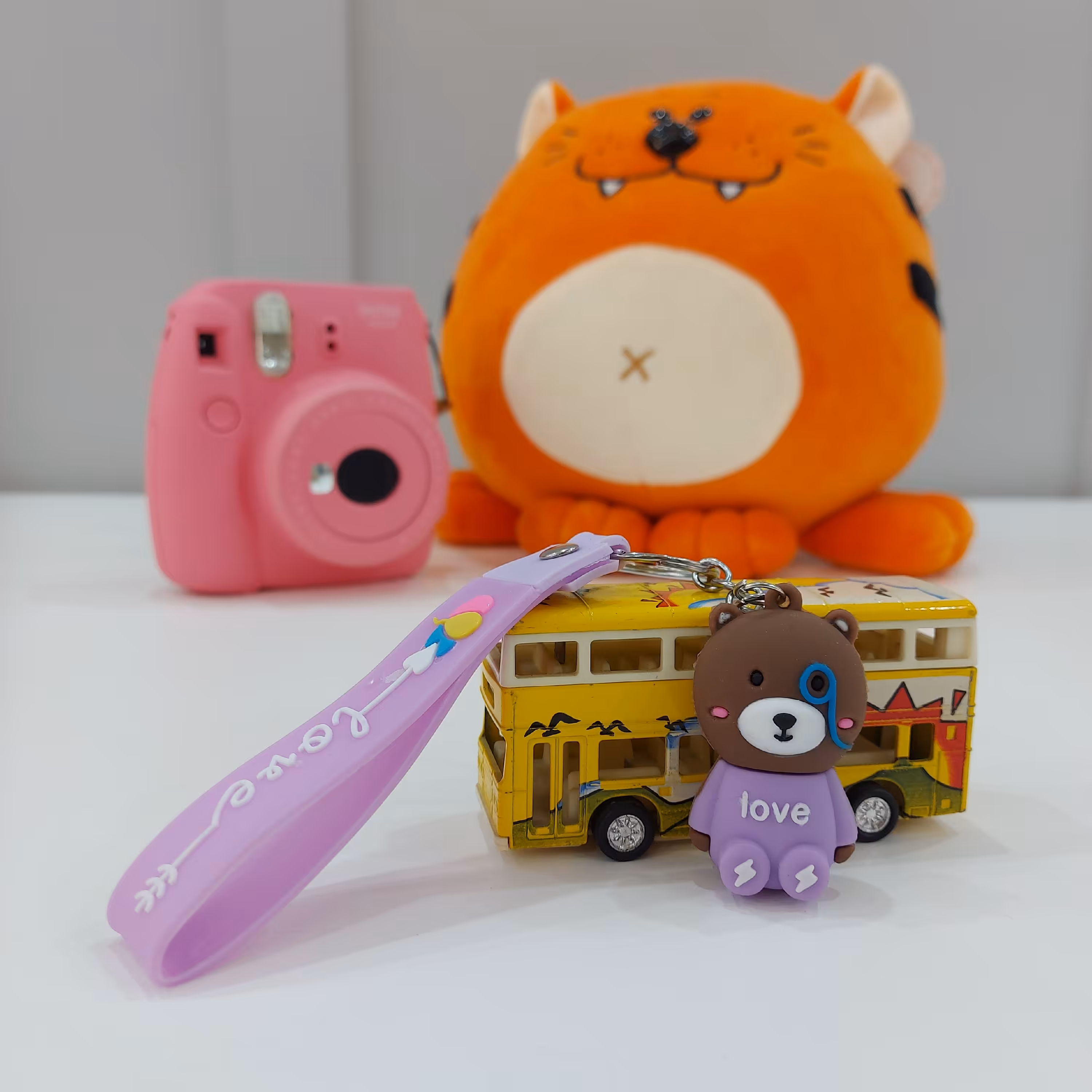 جا کلیدی مدل سیلیکونی فانتزی طرح خرسی |بنفش|قرمز|آبی