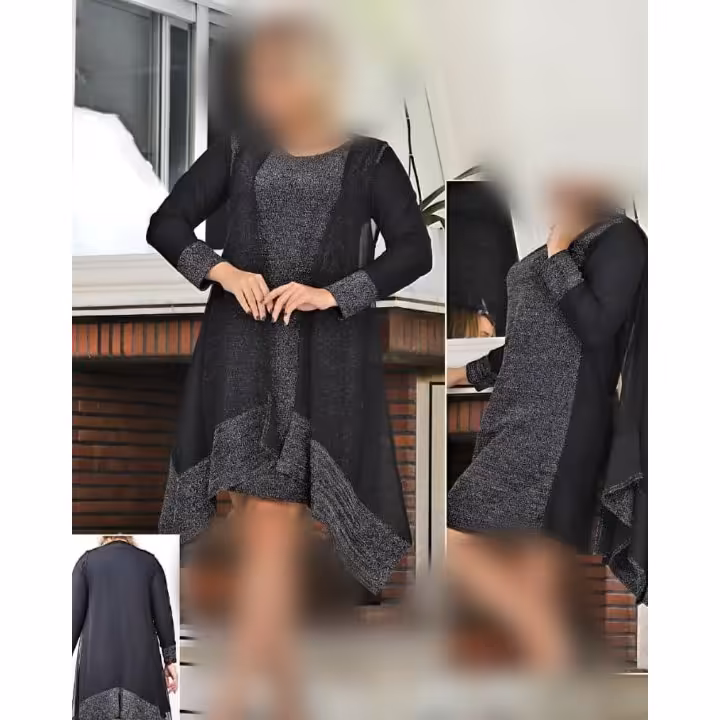 تونیک دو تیکه شقایق (قبل از سفارش از غرفه دار موجودی گرفته شود )