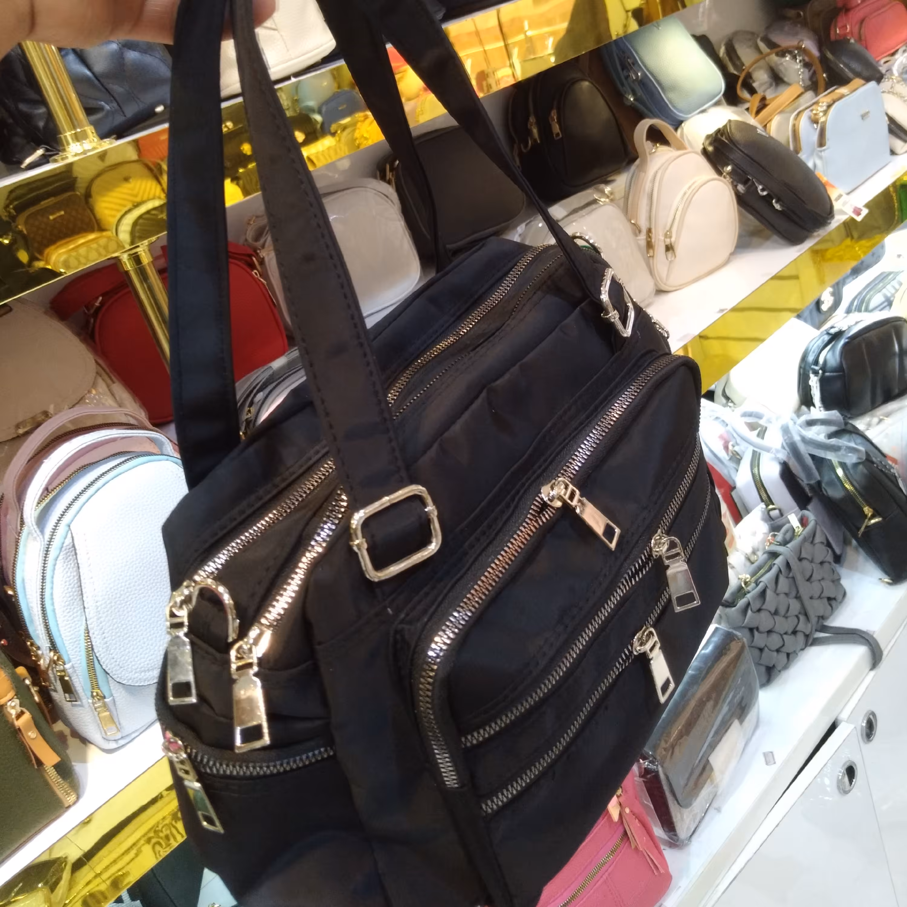 برزنتی دو دسته فقط مشکی