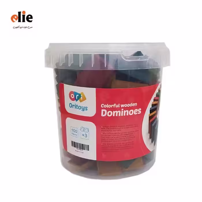 بازی دومینو چوبی 100 قطعه