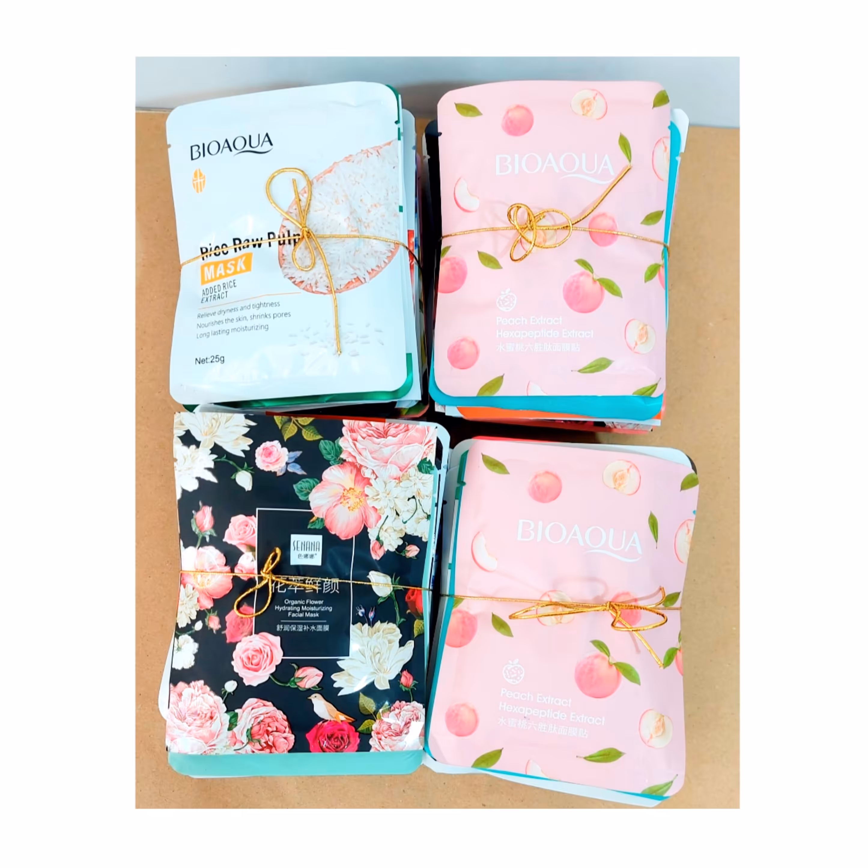 پک ماسک ورقه ای(20عددی)با کلی تنوع باقیمت استثنایی(ارسال رندوم)