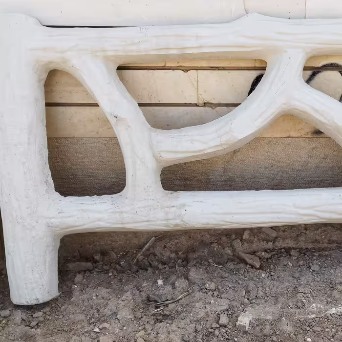 نرده بتنی پلیمری طرح چوب 