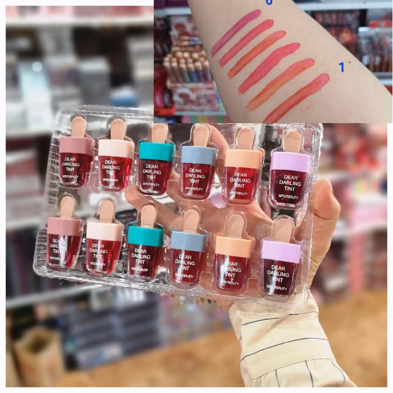 تینت لب بستنی