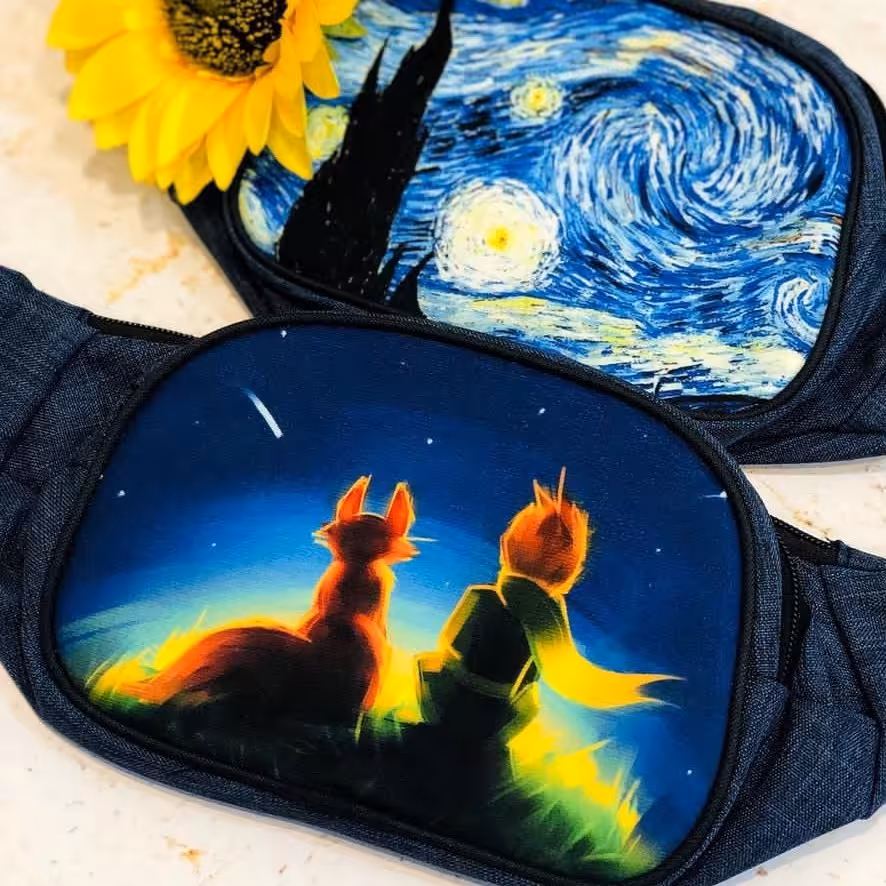 کیف کمری دخترانه فانتزی طرح دار 