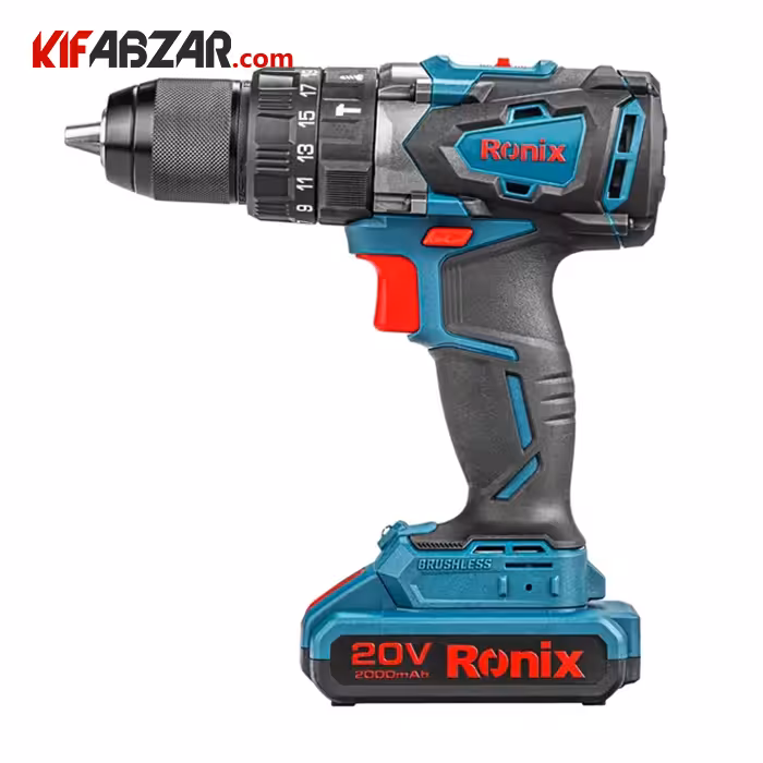 دریل شارژی براشلس رونیکس مدل 8905K