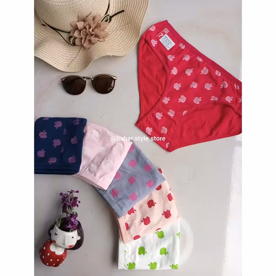 شورت نخی طرح اپل سایز بزرگ
رنگبندی متنوع 
دارای فاق دولایه