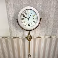 ساعت ایستاده کنار سالنی  تک پایه مدل  آیتین