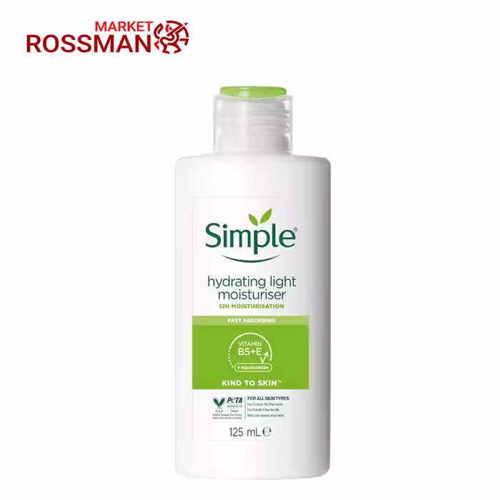 کرم مرطوب کننده سیمپل Simple مدل Light حجم 125 میلی لیتر