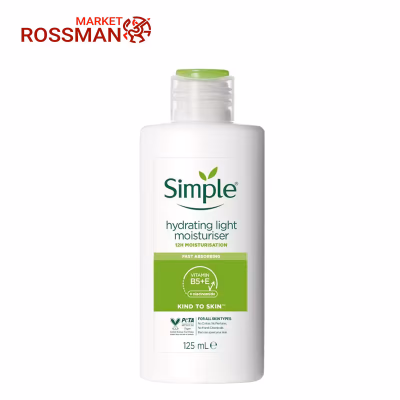کرم مرطوب کننده سیمپل Simple مدل Light حجم 125 میلی لیتر
